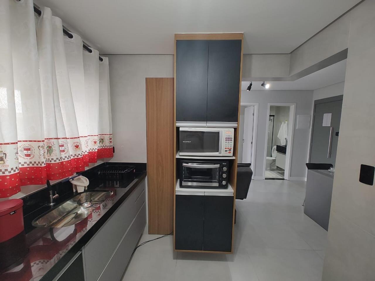 Apto Com Lazer Completo, Piscina, Ar, Mercadinho E Pet Friendly A 1 Min Da Praia Praia Grande (Santos) Ngoại thất bức ảnh