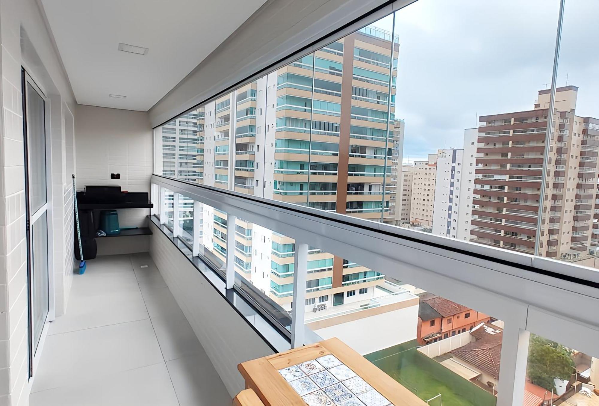 Apto Com Lazer Completo, Piscina, Ar, Mercadinho E Pet Friendly A 1 Min Da Praia Praia Grande (Santos) Ngoại thất bức ảnh